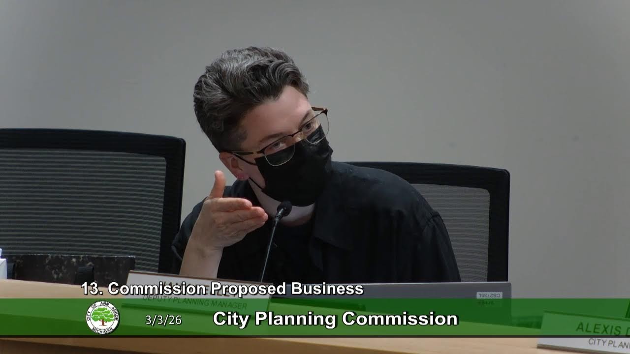 Ann Arbor Planning Commission 3/3/26