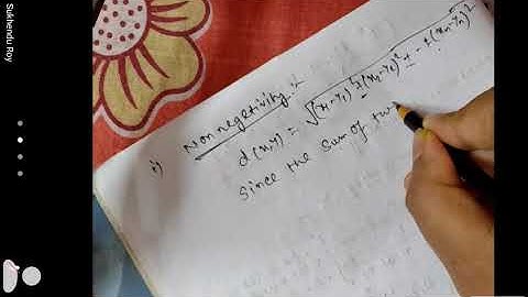 Euclidean Metric on R^n_ Example_1.3.10 (Part_1)