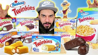 تحدي أكل جميع منتجات توينكيز بمعدل ۱٥،۰۰۰ سعرة والنتيجة غير متوقعة ! The Twinkies Overload Challenge