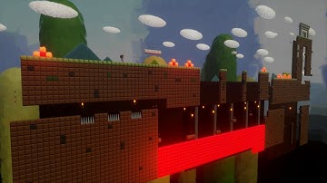 Dreams PS4 - 2d Jack - behind the scenes of level two (screens only)