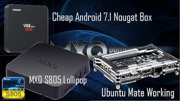 MXQ S805 ANDROID 5.1 LOLLIPOP + KHADAS VIM2 + CHEAPEST ANDROID 7.1 TV BOX