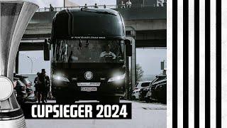 Cup-Finale 2024: Ankunft Spielerbus