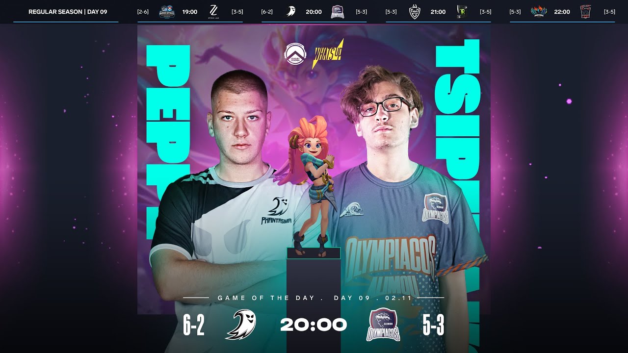 Greek Legends League Winter Split 2021 powered by What's Up | Regular Season | Day 9