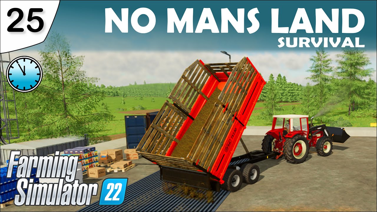 SELLING SILAGE & FIELD PREP Day 28 No Mans Land Survival Farming