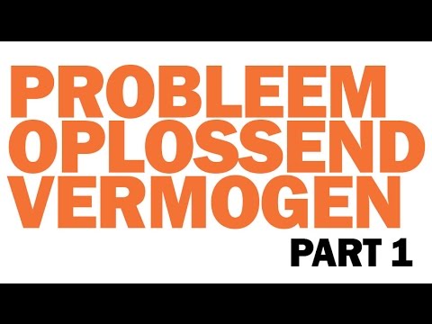 Probleemoplossend vermogen Part 1 - YouTube