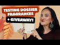 TRYING DOSSIER FRAGRANCES AND GIVEAWAY