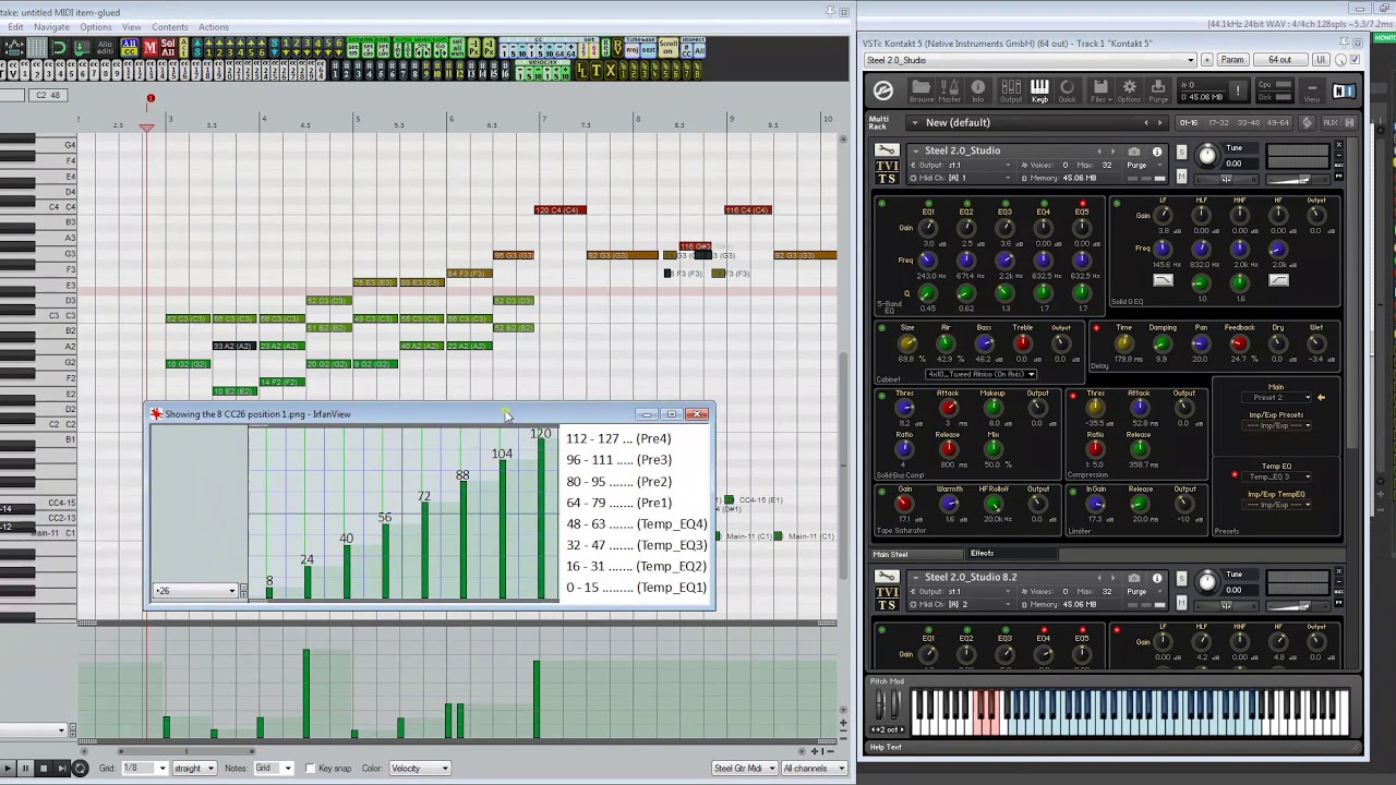 Tod's Midi Pedal Steel Guitar Tutorial / Presets Menus Tutorial