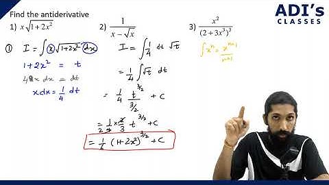 Problem Part 2 | Integrals | Math Class 12 | CBSE and PUC - ADIs Classes