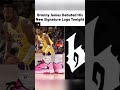 Bronny James debuted his new signature logo tonight #shorts