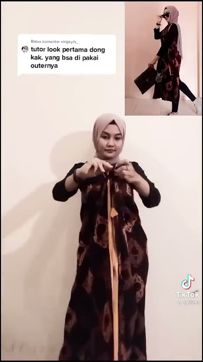 Tutorial kain batik/jarik jadi baju