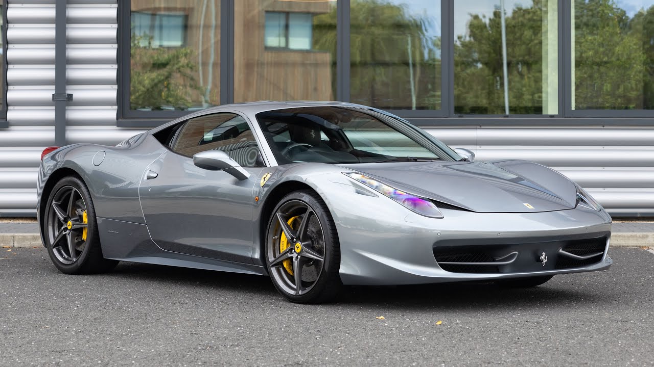 2012 Ferrari 458 Italia - Grigio Titanio - Walkaround (4K) - YouTube