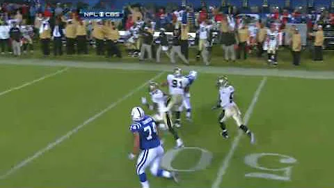 Super Bowl 44 Tracy Porter interception!!!!