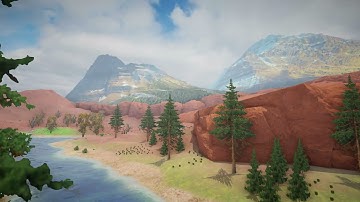 Deer hunting environment 3D