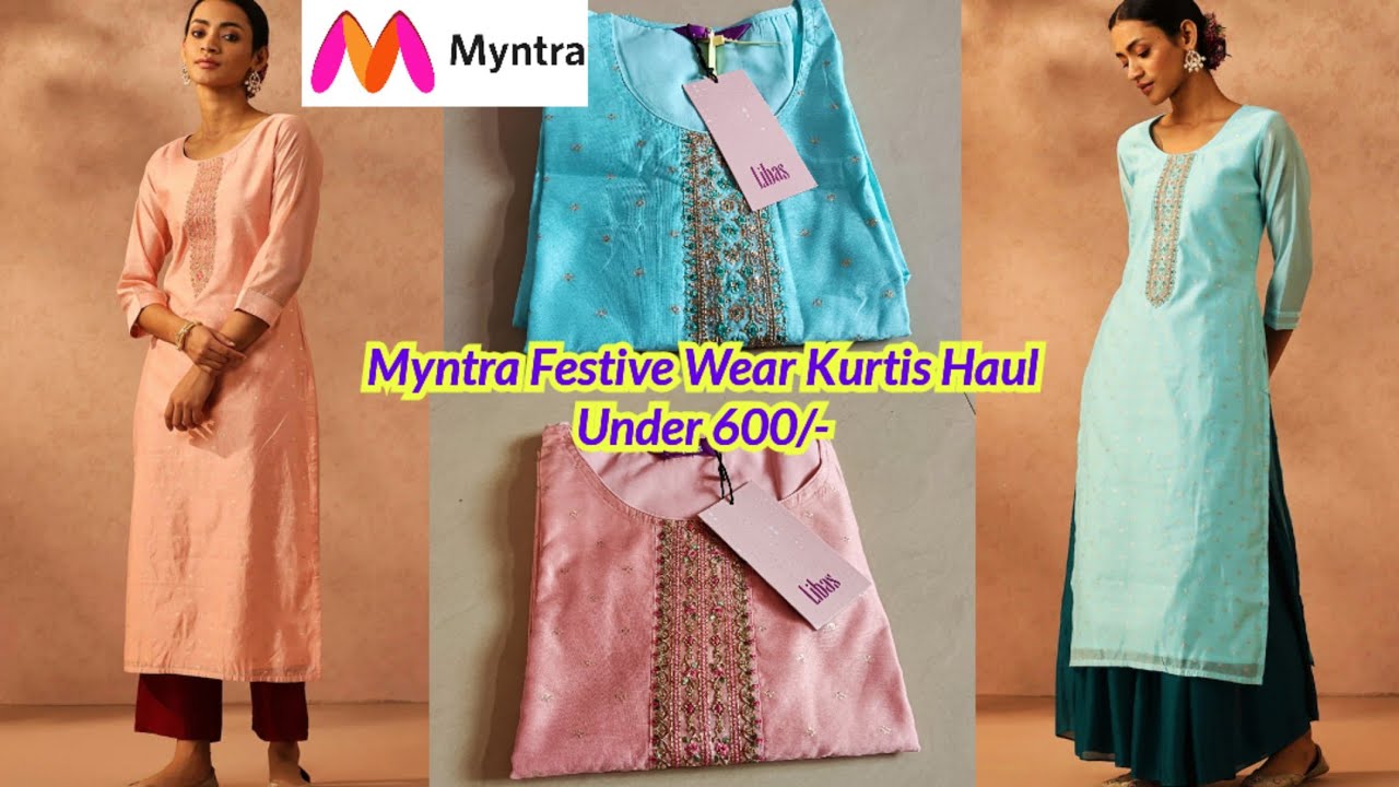 Buy Georgette Kurtis Online in India | Myntra-thanhphatduhoc.com.vn