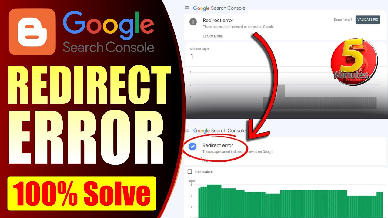 Redirect Error Google Search Console Blogger | Fix Redirect Error Step by Step  2026🔥