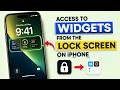 Block Access to Widgets From the Lock Screen on iPhone
