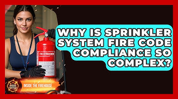 Why Is Sprinkler System Fire Code Compliance So Complex? - Inside the Firehouse