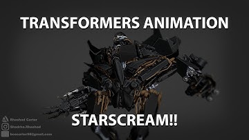 Transformer Animation: Bayverse Starscream Motion test