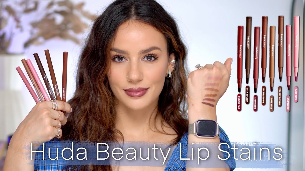 NEW HUDA BEAUTY LIP STAIN: Does It Really Last 12 Hours?! Swatch & Review || Tania B Wells
