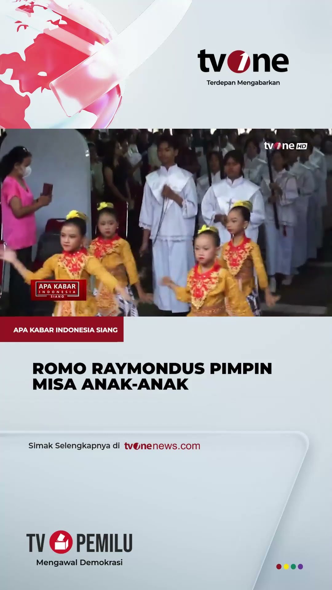 Melihat Suasana Misa Natal Khusus Anak-anak | tvOne