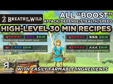 ZELDA Breath of the Wild: RECIPES GUIDE by Bit Gamer