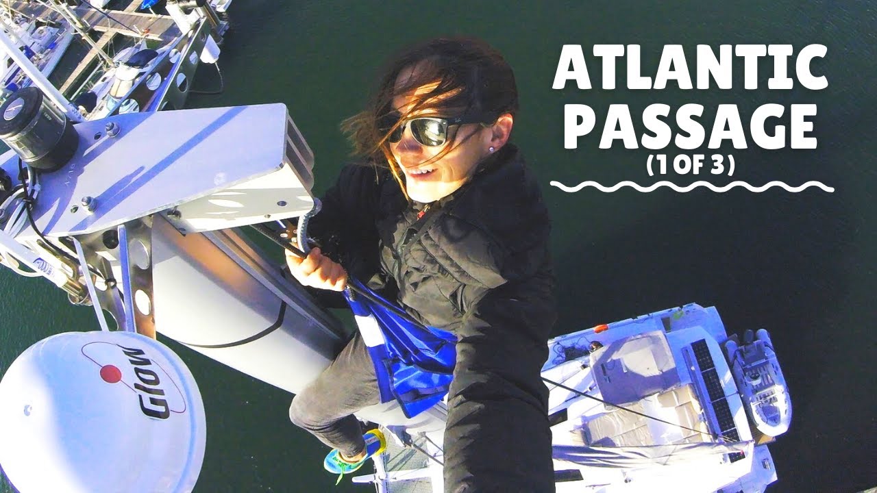 Crossing the Altantic!   Leaving Lanzarote for 25 days at sea #sailing Ep 3