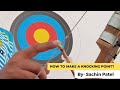 How to make a knocking point  aim for success archery academy jabalpur archery indianarchery
