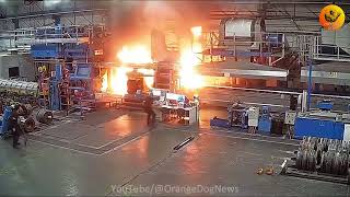 A portal to hell at an aluminum plant that swallowed up the entire shop in a matter of seconds.