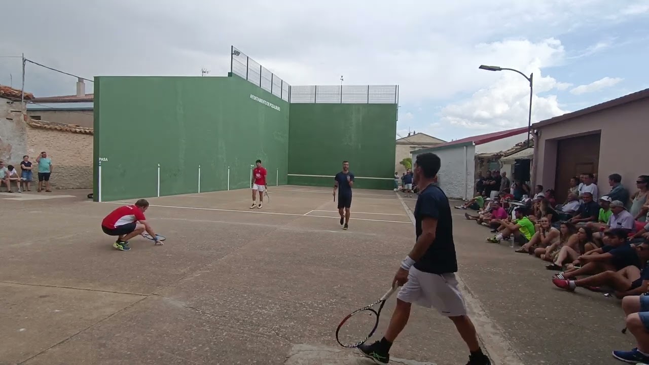 Fragmento de la final del Torneo de Frontenis de Pozalmuro 2022