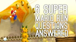 Super Mario Run Gameplay - 6 Mario on iPhone Questions Answered