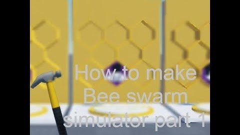 How to make Bee Swarm Simulator in roblox studio Part 1