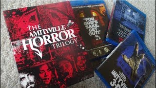 Scream Factory The Amityville Horror Trilogy Blu-Ray Set Unboxing