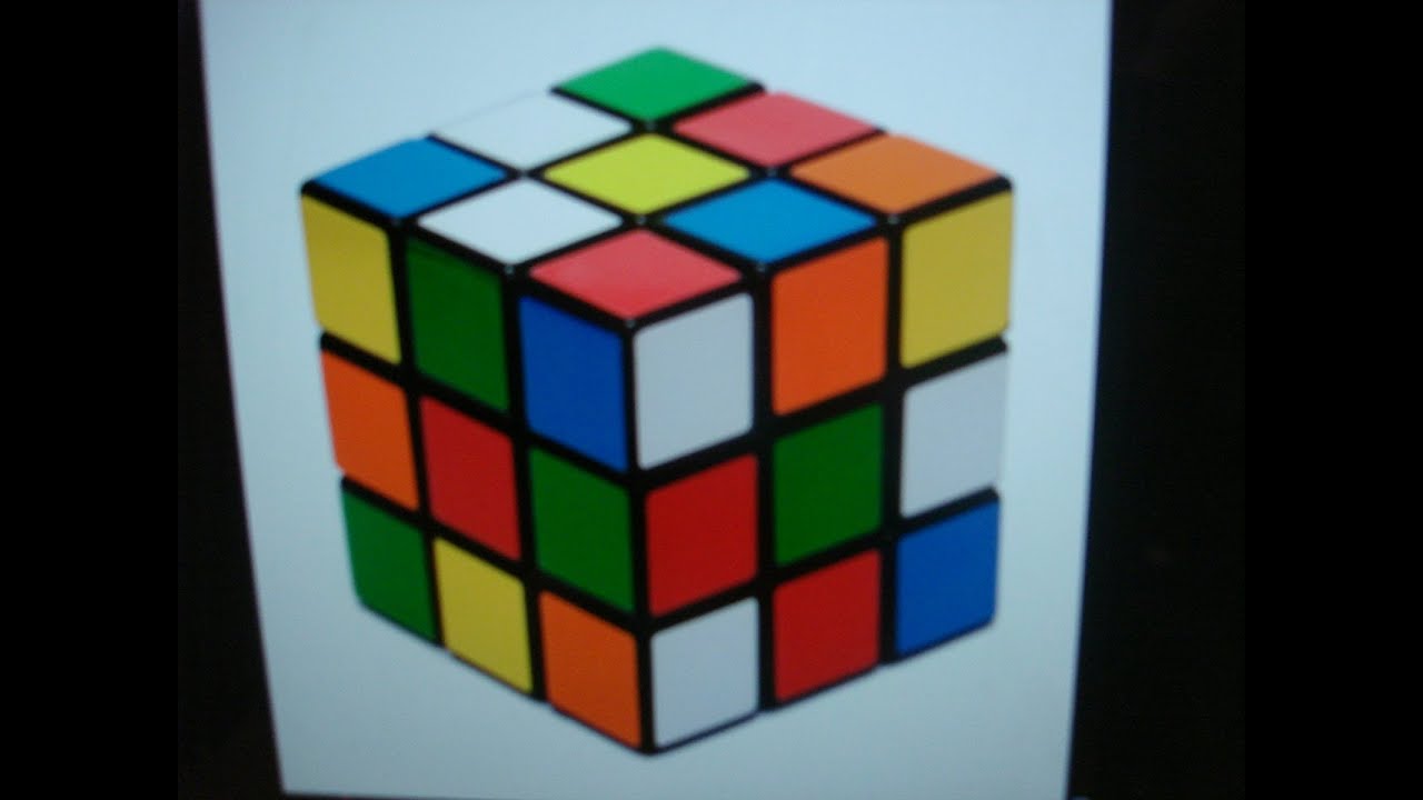 How to solve a Rubik's Cube Part 1 - YouTube