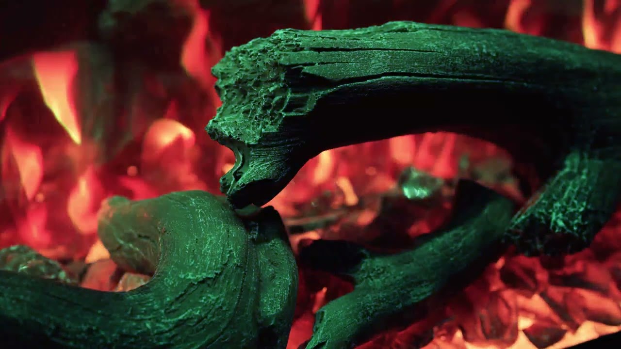 Modern Indoor LED Fireplace with 3D Flames | Planika Astro Series at Spacio