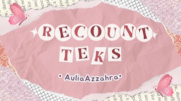 |Recount text| Biography text| English| Kelas 10|