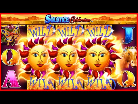 $180 MAX BET JACKPOT WIN!! SOLSTICE CELEBRATION 🚂 HIGH LIMIT KONAMI SLOT MACHINE