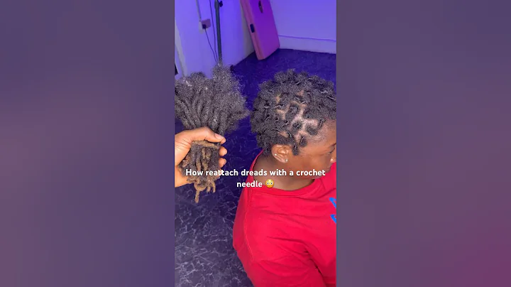How reattach dreads with a crochet needle 😳😳❤️