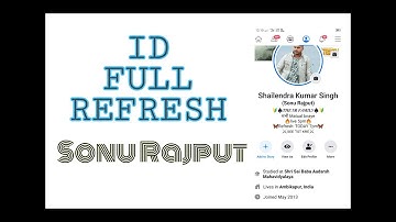 Sonu Rajput Facebook id Refresh date fixed