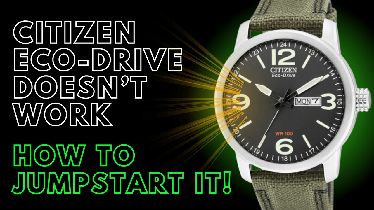 Citizen Eco-drive S008638. Not working. How to Fix Your Citizen Eco-Drive Watch | Replace Capacitor  main image 4