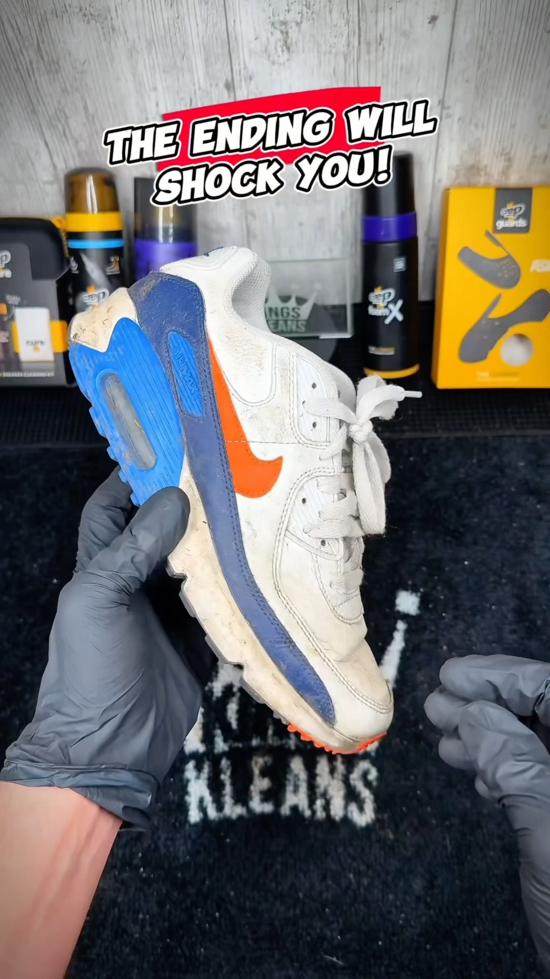 how to clean your air max 90