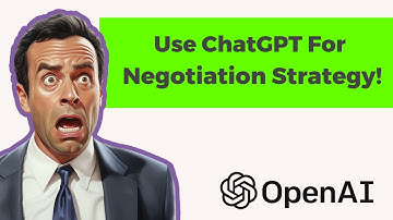 Custom Negotiation Plan With ChatGPT (In Under 5 Min)!  Let ChatGPT Be Your Negotiation Coach!!