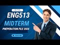 Eng513 Midterm preparation file 2024| eng513 Midterm preparation file 2024 Natasha study zone