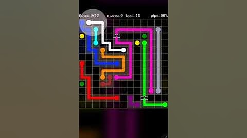 How To Solve Flow Free Bridges 13x13 Mania Pack Level 54 Board Walk Through Solution Walkthrough