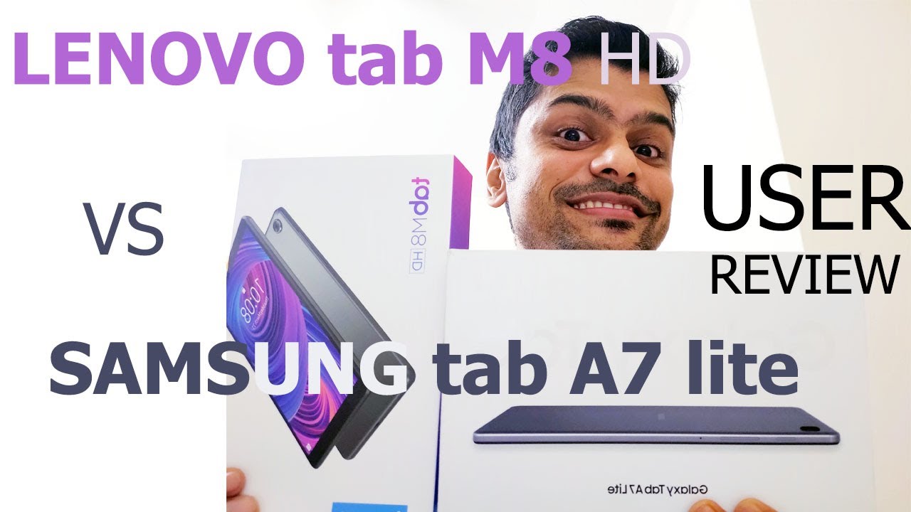 Lenovo Tab M8 HD and Samsung Tab A7 Lite User Review Two Budget Tabs