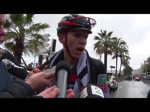 Dylan Teuns - interview na de aankomst - Rit 8 - Parijs-Nice / Paris-Nice 2018