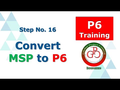 🔴 How to Covert Microsoft Project MPP File to Primavera P6 XER file