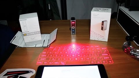 Celluon Epic Mobile Projection Keyboard - Unboxing