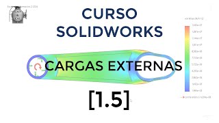 [1.5] Cargas externas | SolidWorks Simulación by CAD & CAE - Tutoriales 583 views 1 month ago 18 minutes