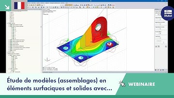 Étude de modèles (assemblages) en éléments surfaciques et solides avec RFEM