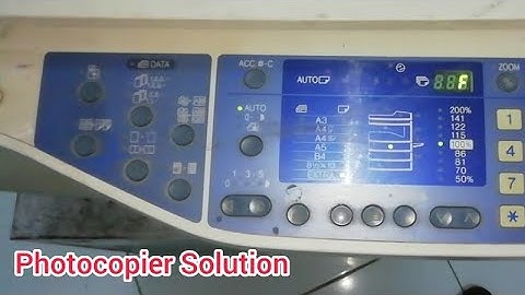 Sharp AR-5316 error code F5